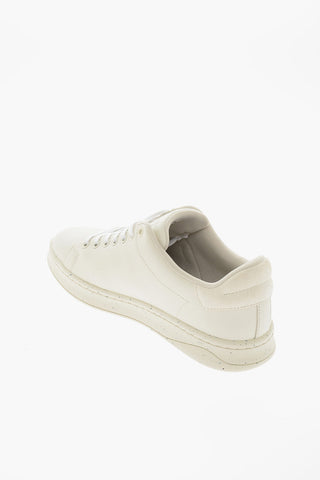 Suede D Logo S-ATHENE Low-Top Sneakers with Paint Sole
