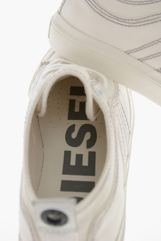 visible stitching Solid Color S-ASTICO LOW LAC Sneakers