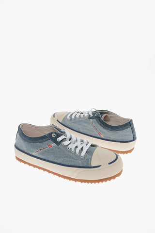 Track Sole Denim S-PRINCIPIA Low Top Snekers 4cm
