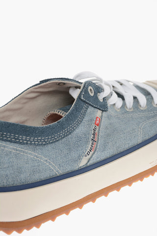 Track Sole Denim S-PRINCIPIA Low Top Snekers 4cm