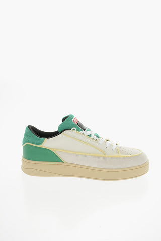 Sneakers S-SINNA in Pelle con Dettagli a Contrasto
