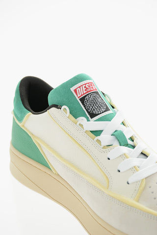 Sneakers S-SINNA in Pelle con Dettagli a Contrasto