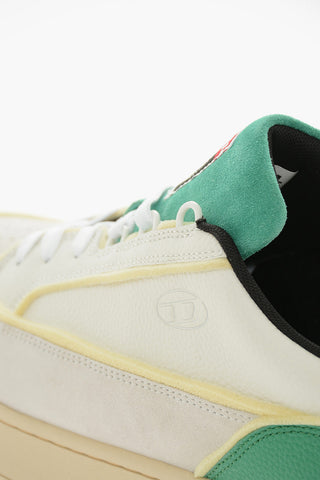 Sneakers S-SINNA in Pelle con Dettagli a Contrasto