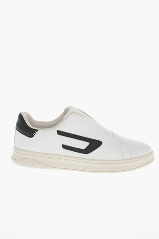 Contrasting D Patch Leather S-ATHENE SO Slip On Sneakers