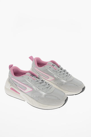 Contrasting Trimmings Metallic leather and Mesh S-SERENDIPITY SPORT Low-Top Sneakers