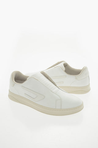 Sneakers Slip On S-ATHENE SO a Tinta unita In Pelle con Patch D