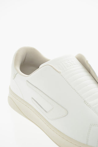 Sneakers Slip On S-ATHENE SO a Tinta unita In Pelle con Patch D