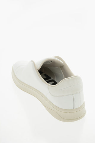 Sneakers Slip On S-ATHENE SO a Tinta unita In Pelle con Patch D