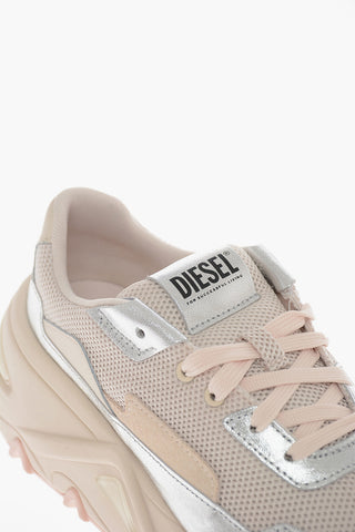 Metallic Details Mesh and Suede S-HERBY LC Sneakers 6cm