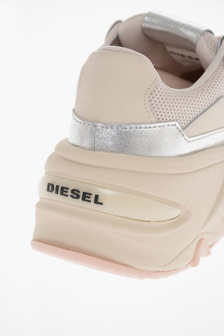 Metallic Details Mesh and Suede S-HERBY LC Sneakers 6cm