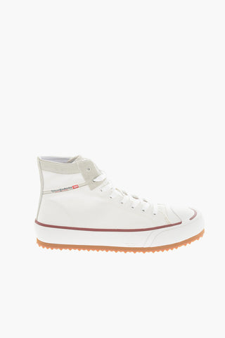 Sneakers Basse S-PRINCIPIA in Canvas e Suede con Platform 4,5cm