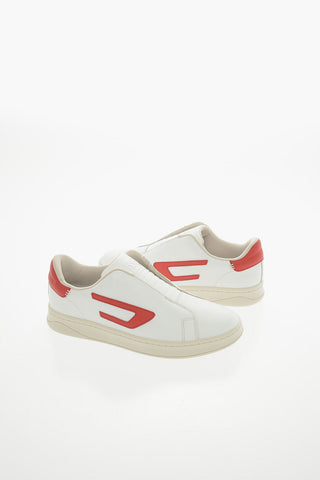 Contrasting D Patch Leather S-ATHENE SO Slip On Sneakers