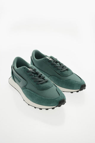 Meash and Suede S-RACER LC Low-Top Sneakers with D-Logo