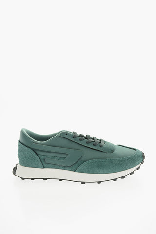 Meash and Suede S-RACER LC Low-Top Sneakers with D-Logo