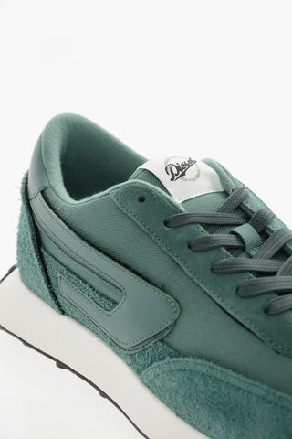 Meash and Suede S-RACER LC Low-Top Sneakers with D-Logo