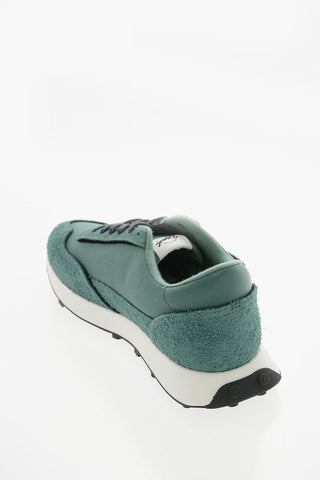 Meash and Suede S-RACER LC Low-Top Sneakers with D-Logo