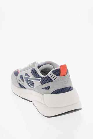 Contrasting Sole Two-Tone Mesh and Leather S-SERENDIPITY SPORT Low-Top Sneakers