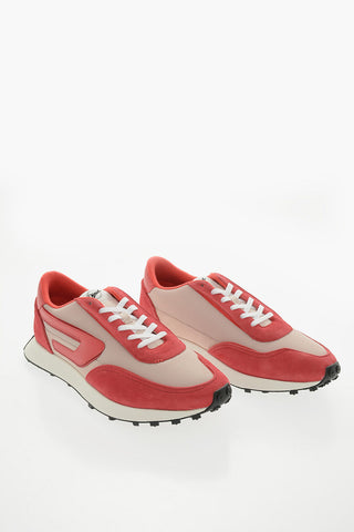 Sneakers Basse S-RACER LC in Mesh e Suede con Logo D