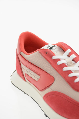 Sneakers Basse S-RACER LC in Mesh e Suede con Logo D