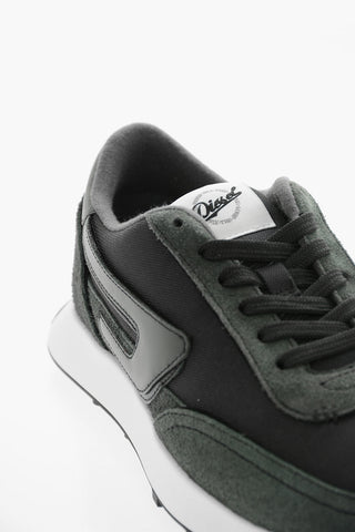 Meash and Suede S-RACER LC Low-Top Sneakers with D-Logo
