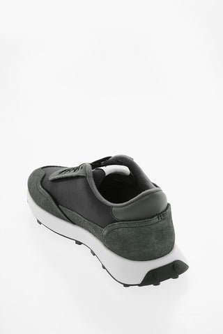 Meash and Suede S-RACER LC Low-Top Sneakers with D-Logo