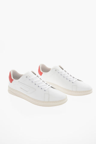 Sneakers Basse S-ATHENE in Pelle con Patch D
