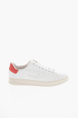 Sneakers Basse S-ATHENE in Pelle con Patch D