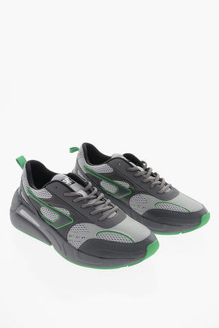 Contrasting Trimmings Meash and Faux Leather S-SERENDIPITY SPORT Low-Top Sneakers