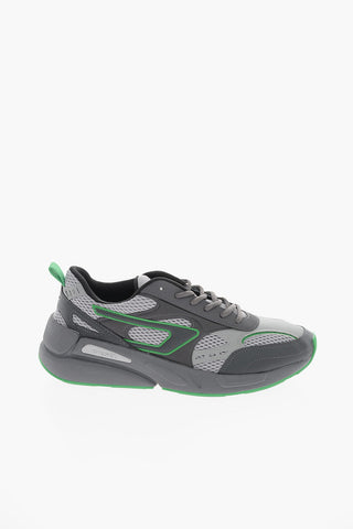 Contrasting Trimmings Meash and Faux Leather S-SERENDIPITY SPORT Low-Top Sneakers