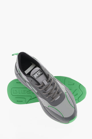 Contrasting Trimmings Meash and Faux Leather S-SERENDIPITY SPORT Low-Top Sneakers