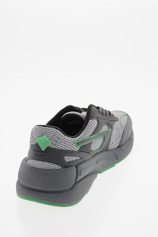 Contrasting Trimmings Meash and Faux Leather S-SERENDIPITY SPORT Low-Top Sneakers