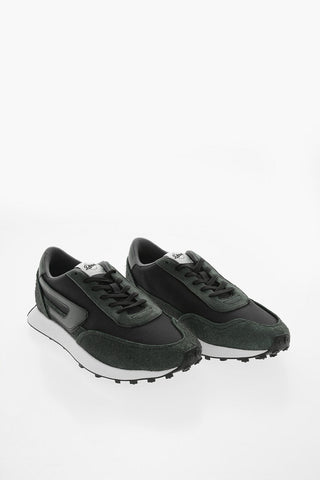 Meash and Suede S-RACER LC Low-Top Sneakers with D-Logo