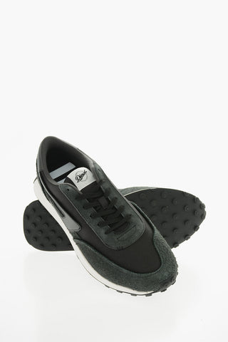 Meash and Suede S-RACER LC Low-Top Sneakers with D-Logo