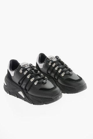 Leather S-HERBY TREK EVO Chunky Low-Top Sneakers 6cm