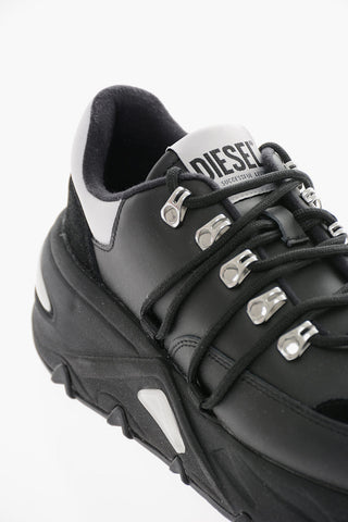 Leather S-HERBY TREK EVO Chunky Low-Top Sneakers 6cm