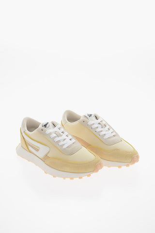 Sneakers Basse S-RACER LC in Mesh e Suede con Logo D