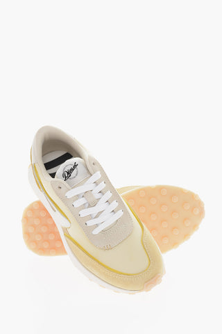 Sneakers Basse S-RACER LC in Mesh e Suede con Logo D