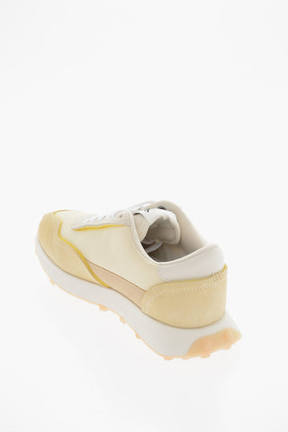 Sneakers Basse S-RACER LC in Mesh e Suede con Logo D