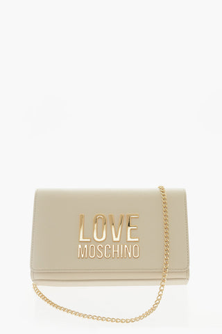  LOVE Faux Leather Crossbody Bag with Embossed Maxi Logo 
