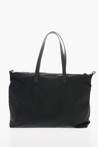 Shoulder Strap ZIPPED Nylon Tote Bag