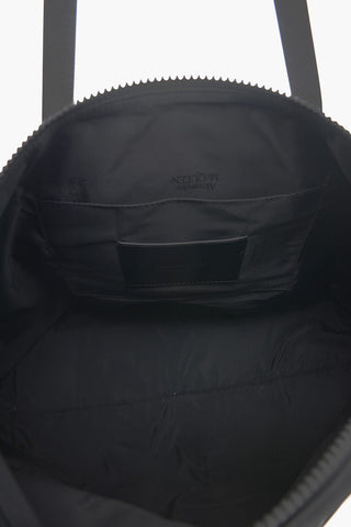 Shoulder Strap ZIPPED Nylon Tote Bag