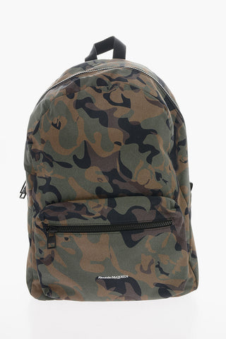 Camouflage Patterned METROPOLITAN Nylon Backpack
