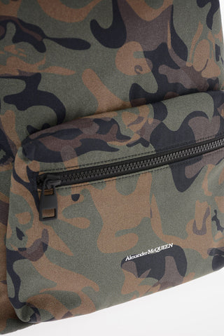Camouflage Patterned METROPOLITAN Nylon Backpack