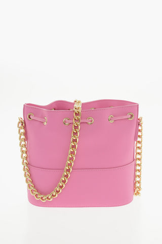 LOVE Borsa a Secchiello in Ecopelle con Logo Dorato