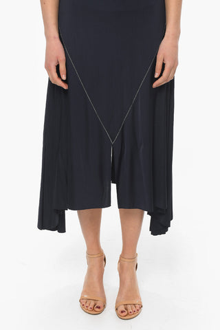 Sleeveless FLUID Jersey Maxidress