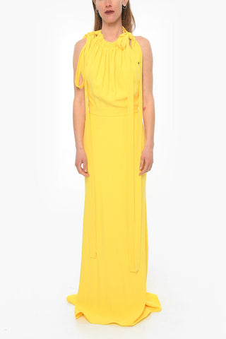 Maxidress Bare Back con Coulisse al Collo