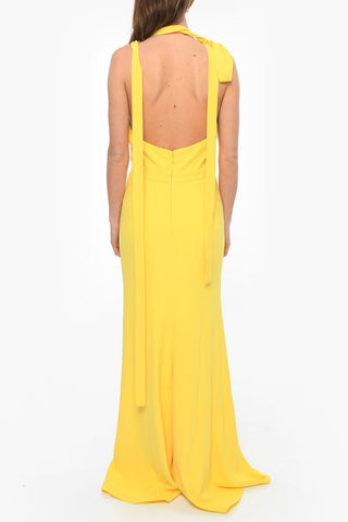 Maxidress Bare Back con Coulisse al Collo