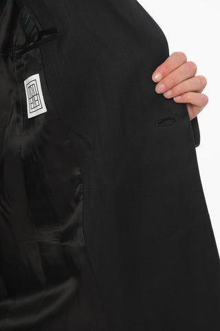 Giacca Doppiopetto in Misto Cotone
