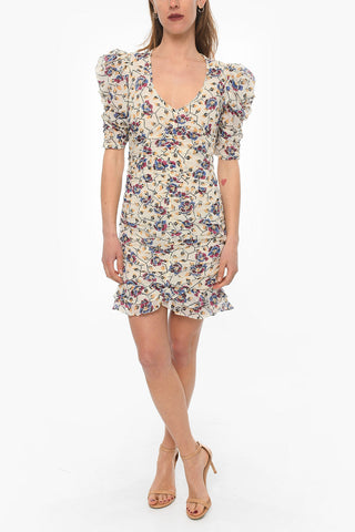 ETOILE Cotton-voile SIRENY Bodycon Dress with Ruched Detailing