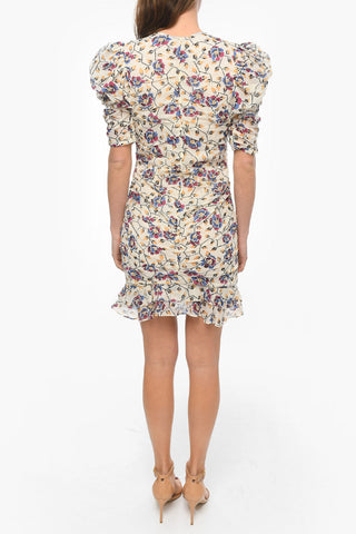ETOILE Cotton-voile SIRENY Bodycon Dress with Ruched Detailing